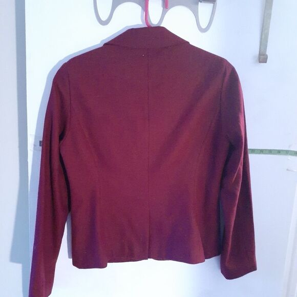 Chadwick's of Boston blazer jacket cherry maroon red 6 wool blend classic luxury - Picture 3 of 6